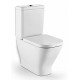 GAP CLEAN RIM Сиденье и крышка для напольного унитаза, дюропласт., с механизмом Soft-Closing, белое.