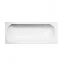 ANTIKA Ванна стальная 105х65х35,5см с опорной подставкой, без ранта, белая орхидея, ВИЗ