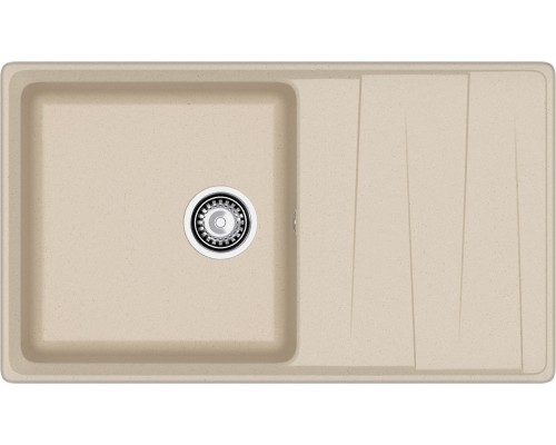 GRANFEST Мойка композит LEVEL , GF-LV-860L, чаша+крыло 860*500, кашемир