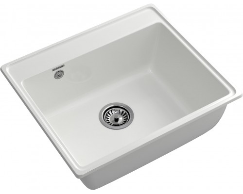 GRANFEST Мойка композит VERTEX, GF-V-580, чаша 580*500, иней
