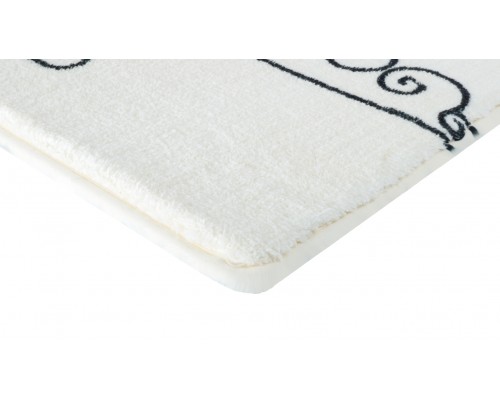Коврик для ванной Fixsen Teddy Air 1-ый FX-6001T, белый, 50х80см