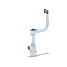 Сифон Ани 1 1/2"* 40с перел. мойки, ANI PLAST