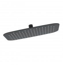 Верхний душ VENTAS O BLACK 30x20 см, черный матовый, BERGES