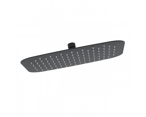 Верхний душ VENTAS O BLACK 30x20 см, черный матовый, BERGES