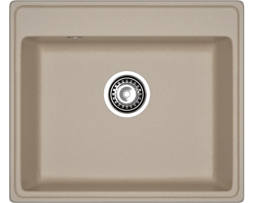 GRANFEST Мойка композит VERTEX, GF-V-580, чаша 580*500, песочный