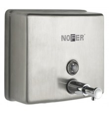 Диспенсер для мыла из нержавеющей Стали матовый 1400 мл. Квадратный