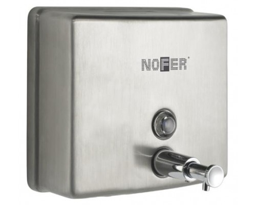 Диспенсер для мыла из нержавеющей Стали матовый 1400 мл. Квадратный