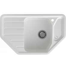 GRANFEST Мойка композит CORNER  GF-C--800E угловая 800*500мм  иней  арт.GF-