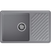 GranFest QUARZ (GF-ZL52) Мойка для кухни 760*480мм (темно-серый)