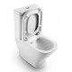 GAP CLEAN RIM Сиденье и крышка для напольного унитаза, дюропласт., с механизмом Soft-Closing, белое.
