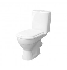 Унитаз-компакт КЕРАМИН Толедо Slim двухрежимный, сиденье тонкое полипропилен (4810531150886)