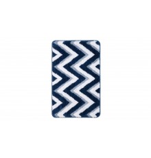 Коврик для ванной Fixsen River 1-ый FX-5004M, темно-синий, 50х80 см.