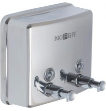дозатор для мыла с двумя кранами inoxNofer 03005.B