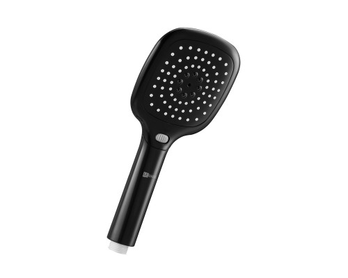 Лейка душевая квадратная 3-функц. 110*253 мм, черная. LM, LM1013Black