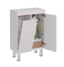 Шкаф Lemark ROMANCE 60 см подвесной/напольный, с откидной корзиной для белья, цвет корпуса, фасада: 
