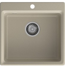 GRANFEST Мойка композит LEVEL, GF-LV-510, чаша 510*500, топаз