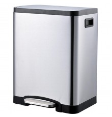 Контейнер для мусора прямоугольный с педалью 30 литров 09112.S