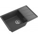 GRANFEST Мойка композит VERTEX, GF-V-780L, чаш+кр 780*500, графит