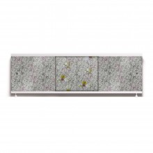 ОПТИМА_Decor Экран для ванны 170 см,ПВХ с офсетной печатью,(цветочный вальс-003), ALAVANN