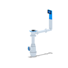Сифон Ани 1 1/2"* 40с перел. мойки, ANI PLAST