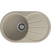 GRANFEST Мойка композит RONDO GF-R--750L  чаша с крылом 750*460мм   топаз арт.GF-
