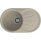 GRANFEST Мойка композит RONDO GF-R--750L  чаша с крылом 750*460мм   топаз арт.GF-