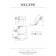 Смеситель для ванны с душем Migliore Ermitage Mini 30206 золото