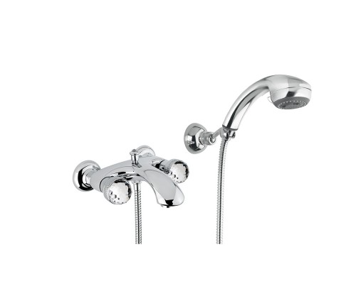 Смеситель для ванны с душем Migliore Axo Swarovski 18485 хром
