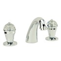 Смеситель для раковины Migliore Prestige Crystal 30858 на 3 отверстия, глянцевый хром