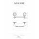 Полка Migliore Montecarlo 31590 L40 бронза