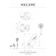 Смеситель для ванны с душем Migliore Grazia 29686 хром