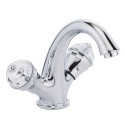Смеситель для раковины Migliore Prestige Crystal 28006, глянцевый хром