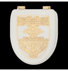 Крышка-сиденье Migliore Milady 24334 белая/золото