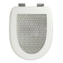 Крышка/сиденье Migliore Gianeta 27921 Microlift белый декор, петли хром