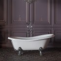 Ванна Migliore Bella 23132 на лапах Lux 170x80 см, хром