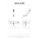 Смеситель для ванны с душем Migliore Ermitage Mini 31418 золото