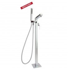 Напольный смеситель для ванны однорычажный с душевым комплектом KUATRO NK 498502MK