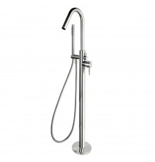 Напольный смеситель для ванны однорычажный с душевым комплектом ODISEA 398503MO