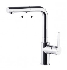 Смеситель высокий для кухни однорычажный с выдвижной лейкой DRAKO 331902H1
