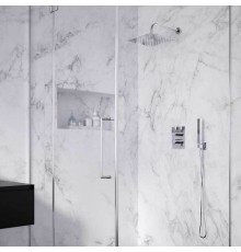 Встраиваемая термостатическая душевая система с тропическим душем и душевым комплектом BLAUTHERM 948