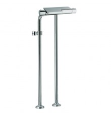 Напольный термостатический смеситель для ванны однорычажный с душевым комплектом AROLA 2635S