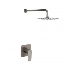 Встраиваемая душевая система с тропическим душем ALEXIA K3618012NC никель брашированный