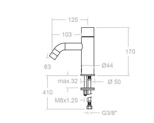 Кран для раковины сенсорный Soltronic 8116B