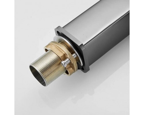Смеситель для раковины с гигиеническим душем Shevanik S8271T, оружейная сталь
