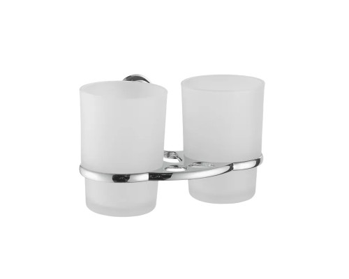 Стакан двойной Maretti Karla KA8022010, хром
