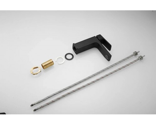Смеситель для раковины Shevanik S9701H, черный
