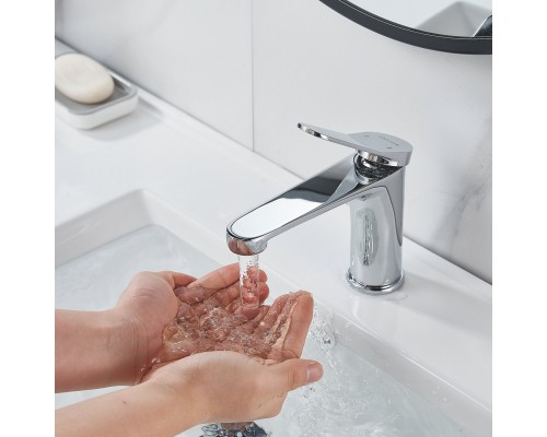 Смеситель для раковины Shevanik S6201, хром