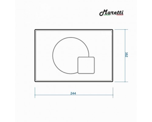 Комплект Maretti 3 в 1: унитаз CA10PBM29-844, инсталляция AC11P5211, кнопка AC12EL-740