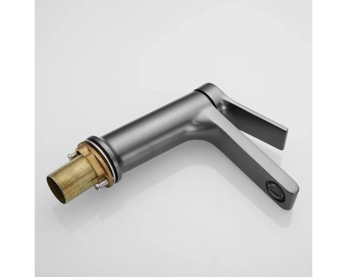 Смеситель для раковины Shevanik S8301T, оружейная сталь