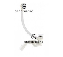 Слив-перелив (автомат) Grocenberg GB230W, белый